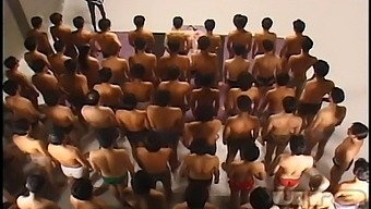 A Wild Japanese Orgy With Unbridled Bukkake Action