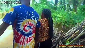Horny African Maiden Gets Pounded By Big Black Cock In The Jungle