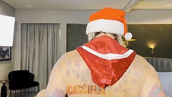 Mrs. Claus Offers Her Attractive Derriere To A Well-Behaved Lad! Stream The Complete Video On Cassiflix!
