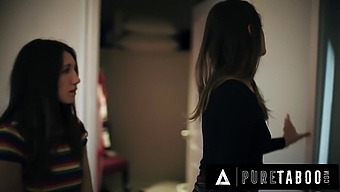 Young Taboo Enthusiast Maya Woulfe Chooses Older Dominate Stepsister Gizelle Blanco Over Girlfriend