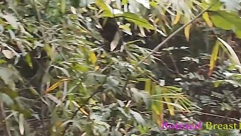 A Wild Encounter In The Countryside As A Possessive Boyfriend Roughly Has Sex With A Local Girl And Ejaculates