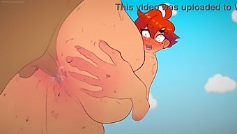 A Hentai Animation Depicts A Gender-Changing Encounter Between A Homeless Man And A Woman In A Trash-Filled Setting