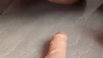 Bbw Enjoys Deep Penetration With A Dildo
