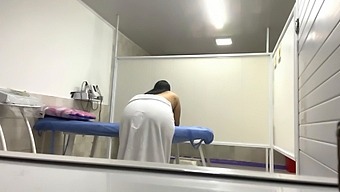 Chubby Patient Anesthetized With Oil In Medical Office