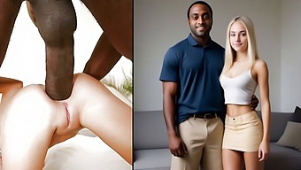 A Black Man Stretches My Stunning Spouse'S Rear (Butt)