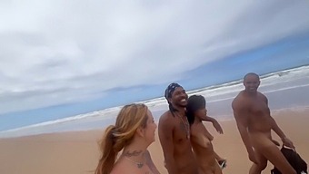 Nudist Beach Fun With Hot Friends Gets Wild - Watch The Video!